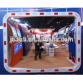 Trafic rectangulaire acrylique convexe et miroir concave